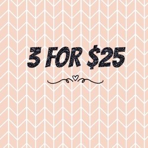 Select items 3 for $25